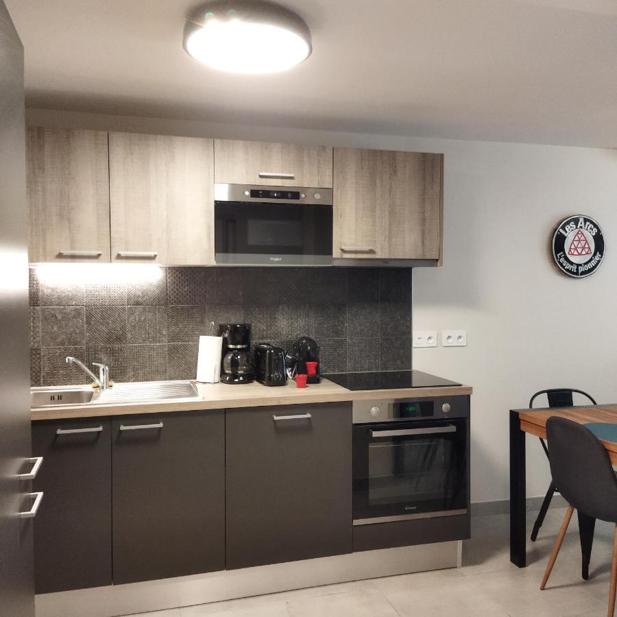 Arc 1800 Appartement 6-8 Pers,5 Cristaux, Avec Garage Les Arcs  Kültér fotó
